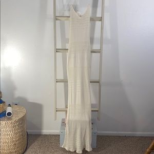 Boho casual beachy wedding dress